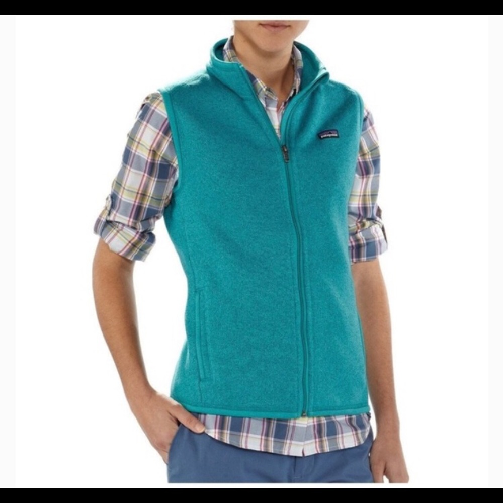 Patagonia Better Sweater Vest, S, in Teal